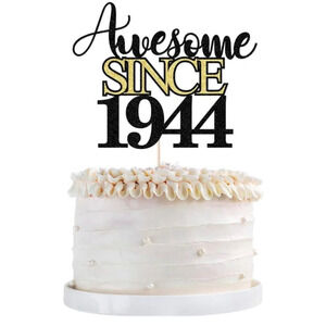 Birthday cake topper Awesome‎ since 1944